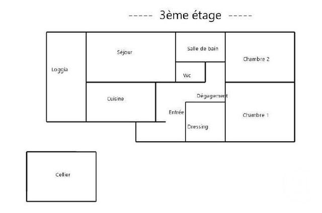 Appartement T3 à vendre - 3 pièces - 74.75 m2 - VILLENEUVE D ASCQ - 59 - NORD-PAS-DE-CALAIS - Century 21 Grands Boulevards